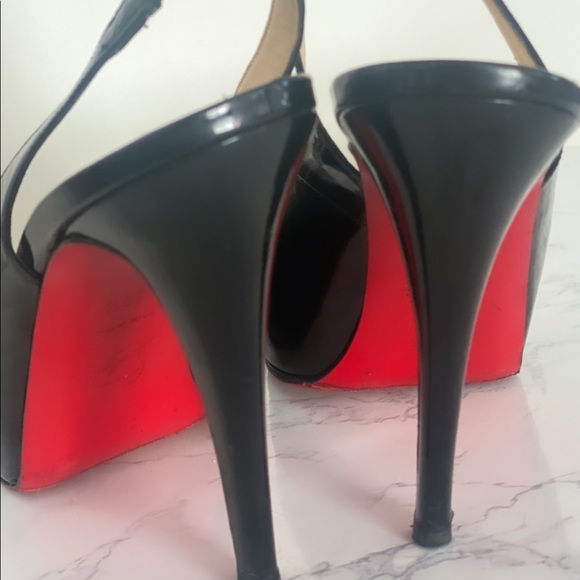 christian louboutin private number 120 patent blck - Picture 2 of 3